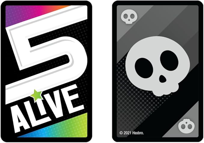 5 Alive Card Game, Fast-Paced Game for Kids and Families, Easy to Learn, Fun Family Game for Ages 8 and Up, Card Game for 2 to 6 Players