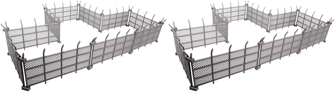 Monster Scenery Metropolis Miniature: Chain-Link Fences Double Pack (2 Items)