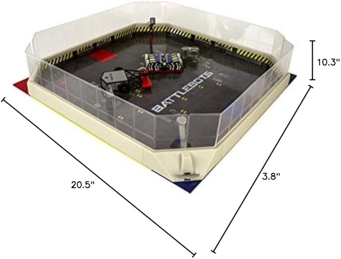 HEXBUG BattleBots Arena Witch Doctor & Tombstone - Battle Bot with Arena Game Board and Accessories - Remote Controlled Toy For Kids - Batteries Included With Hex Bug Robot Set