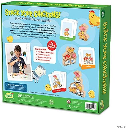 Peaceable Kingdom Stack Your Chickens Stacking Game
