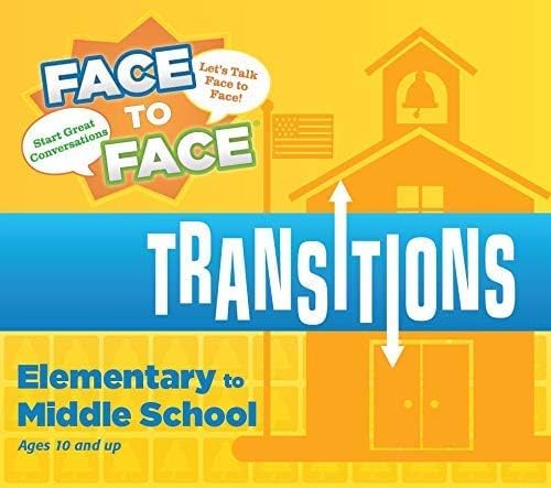 Face to Face Transitions Kids Card Game (Elementary to Middle School Edition) – Communication Development for Important Life Transitions, Ages 10 and Up