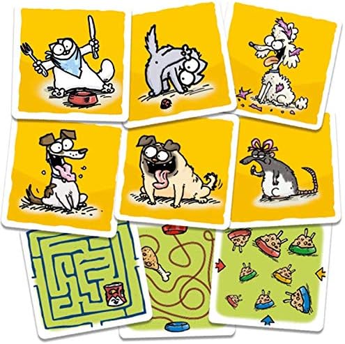 MDR Simon's Cat Lunch Time Card Game for Families Speed Reflex Game Fast Paced Fun Travel Card Games Family Children Card Games for Game Nights