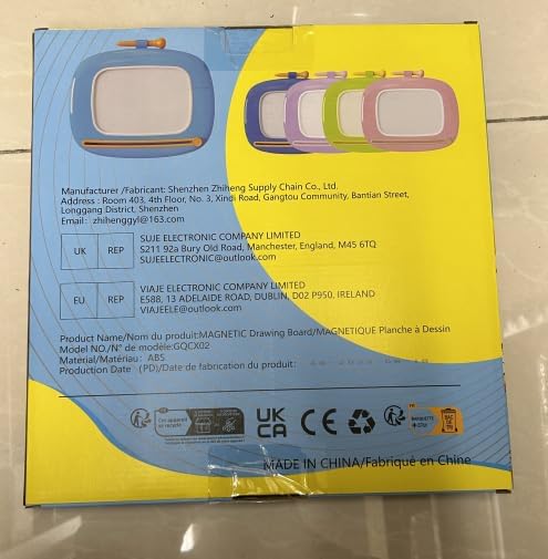 Toddlers Toys Ages 1-3, Magnetic Drawing Board, Toddler Boy Toys for 1 2 3 Years Old, Doodle Board Pad Learning and Educational Toys for 18 Months Baby,1-3 Yr Kids Birthday Gifts - Dark Blue