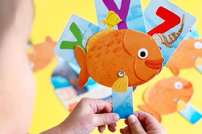 Playhouse A-B-Sea Life Go Fish! Preschool Card Game with Fish Shaped Easy Card Holders