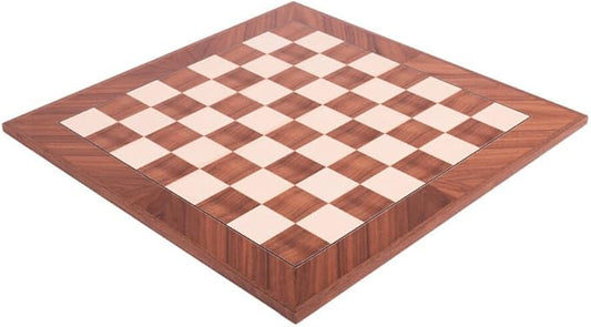 The House of Staunton Standard Traditional Chess Board - 2.25" (Walnut & Maple - Satin Finish)