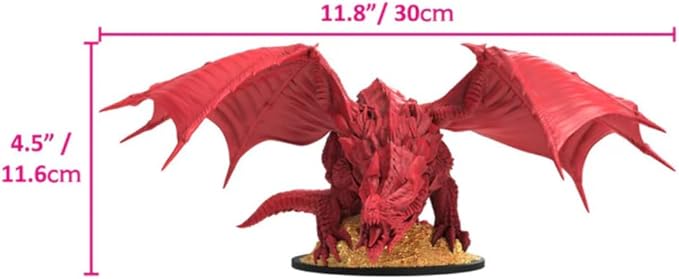 Epic Encounters: Lair of The Red Dragon RPG Fantasy Roleplaying Tabletop Game with Huge Boss Miniature, Double-Sided Game Mat, & Game Master Adventure Book with Monster Stats, 5E Compatible