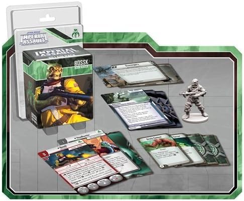 Fantasy Flight Games Star Wars Imperial Assault Board Game Bossk VILLAIN PACK - Epic Sci-Fi Miniatures Strategy Game for Kids and Adults, Ages 14+, 1-5 Players, 1-2 Hour Playtime,