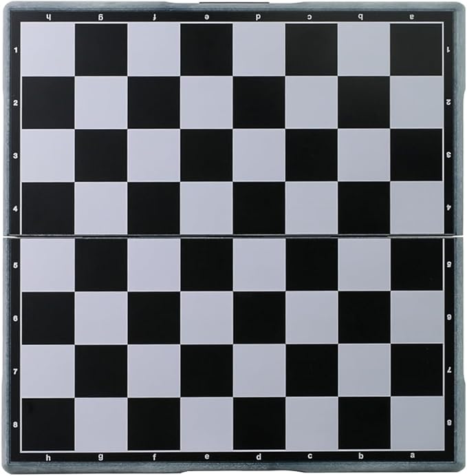 Travel Magnetic Mini Chess Set-6.5'', Folding Chess Board Game, Educational Toys/Gift for Adults and Kids (Mini Set -Black Pieces)