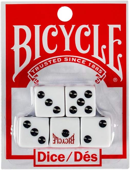 Bicycle 5 count dice