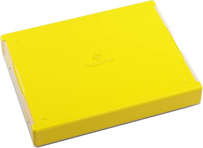 Token Silo Convertible | Store & Organize Board Game Tokens | 9 Removable Trays in 3 Different Sizes | Stackable Token Box | Space-Saving Design | Yellow Color | Made by Gamegenic (GGS22007ML)