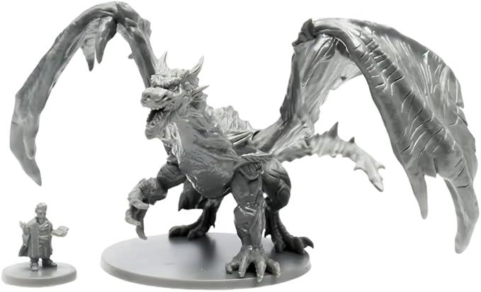 Blacklist Games Miniatures: Fantasy Series 1 Stretch Goals - 66 Styles - 10 Large Figures - 1 Giant 1 Dragon - 3 Colors - Highly Detailed (131 items)