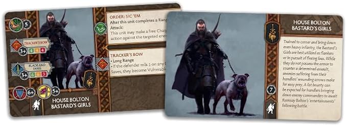 A Song of Ice and Fire Tabletop Miniatures Bolton Bastard's Girls Unit Box | Strategy Game for Teens and Adults | Ages 14+ | 2+ Players | Average Playtime 45-60 Minutes | Made by CMON