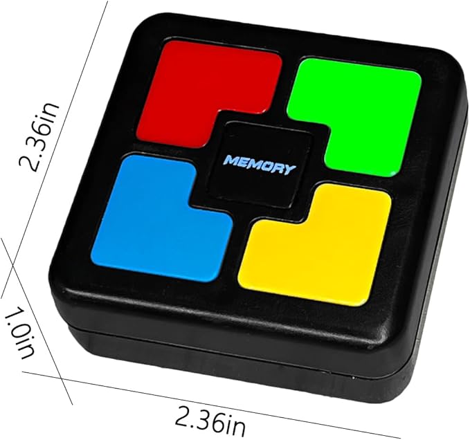 Light Up Memory Game Handheld Electronic Toys Color Memorizing Classic Board Games Quiz Game with Lights and Sounds