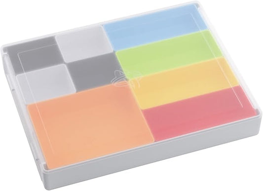 Token Silo Convertible | Store & Organize Board Game Tokens | 9 Removable Trays in 3 Different Sizes | Stackable Token Box | Convenient Design | White/Multi-Color | by Gamegenic (GGS22005ML)