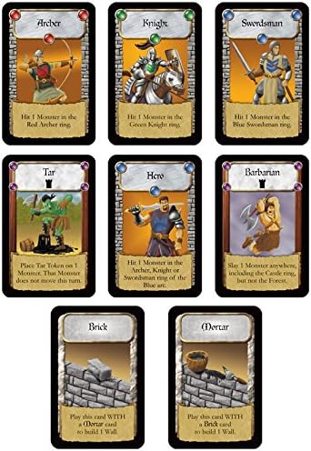 Castle Panic Cooperative Board Game – Defend Towers Against Goblins, Orcs, & Trolls for Game Night – 4 Game Modes – 1 to 6 Players – Strategy Board Games for Adults & Kids 8+ by Fireside Games