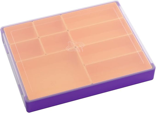 Token Silo Convertible | Store & Organize Board Game Tokens | 9 Removable Trays in 3 Different Sizes | Stackable Token Box | Convenient Space-Saving Design | Orange Color | by Gamegenic (GGS22006ML)