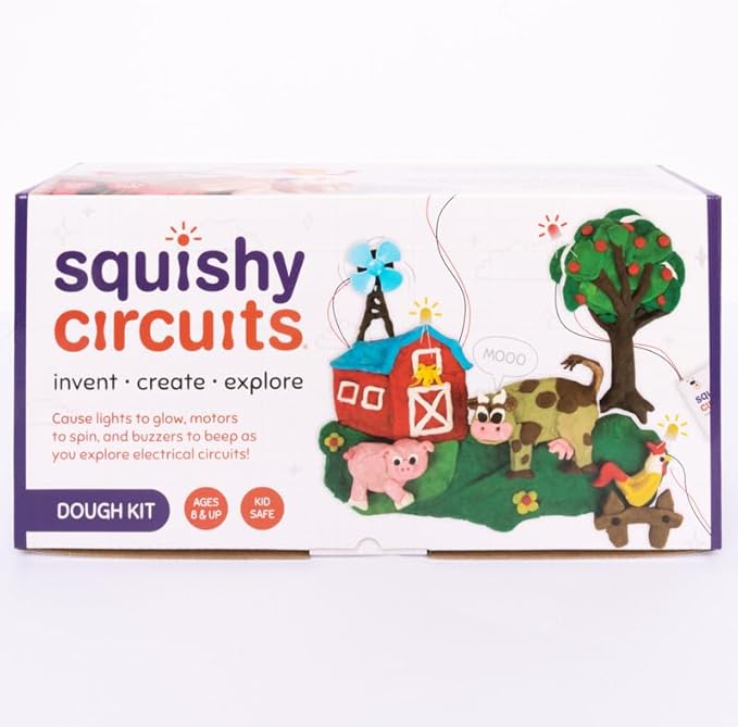 Dough Kit - Explore Electrical Circuits with Play Dough - STEM Science Kits for Kids Age 8-12 - Fun and Educational at Home, Classrooms, Camps, and More!