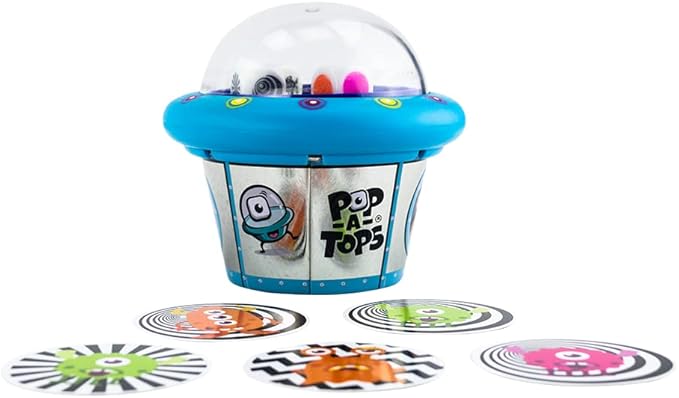 Pop-A-Tops — Match-A-Martian — Travel-Friendly Game With Pop-up Dice Fun — For Kids Ages 6 and Up
