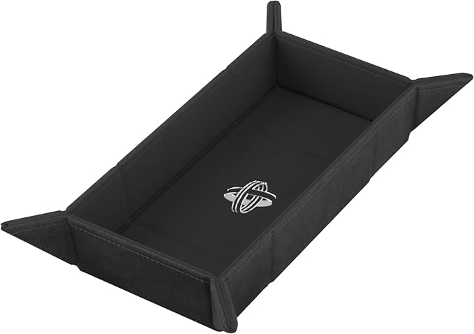 Token’s Lair - Premium All-in-One Token Box with Integrated Dice Tray for Ultimate Gaming Experience, Multifunctional Storage for Game Tokens, Dice and Accessories, Black Color, Made by Gamegenic
