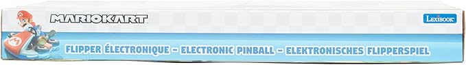 Lexibook Nintendo Mario Kart Table Electronic Pinball, Action and Reflex Game for Children and familiy, LCD Screen, Light and Sound Effects, Blue / red, JG610NI