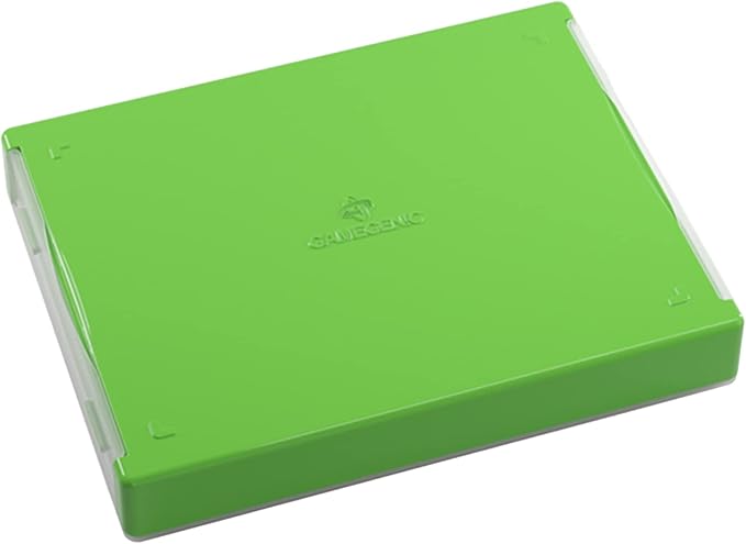 Token Silo Convertible | Store & Organize Board Game Tokens | 9 Removable Trays in 3 Different Sizes | Stackable | Convenient Space-Saving Design | Lime Green Color | Made by Gamegenic (GGS22004ML)