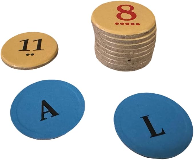 Number Tokens for Settlers of Catan - Complete Replacement Set