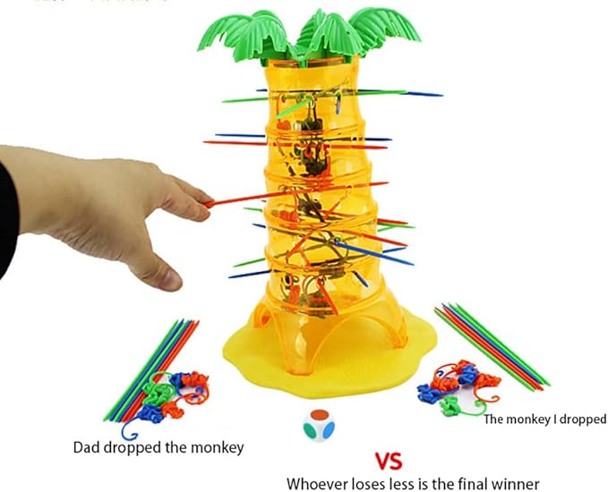 Parent-Child Interactive Tabletop Game Monkey Down Monkey Climbing Tree Children's Educational Fun Tumbling Toys Falling Toys