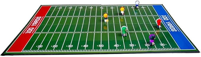 100 Yards Football Board Game | 2 to 6 Players | School, Birthday for Kids | Classroom and Family Games | Ages 6+ | 2nd Edition (Modern)