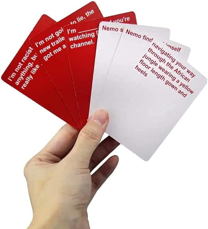 Cards Games for Disney Fans, The Table Cards Game Party Cards Game for Adult (Red)