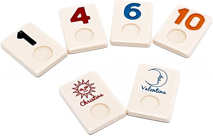 Bello Games Ninth Avenue Rummy Set Large Engraved Numbers in a Black Vinyl Case