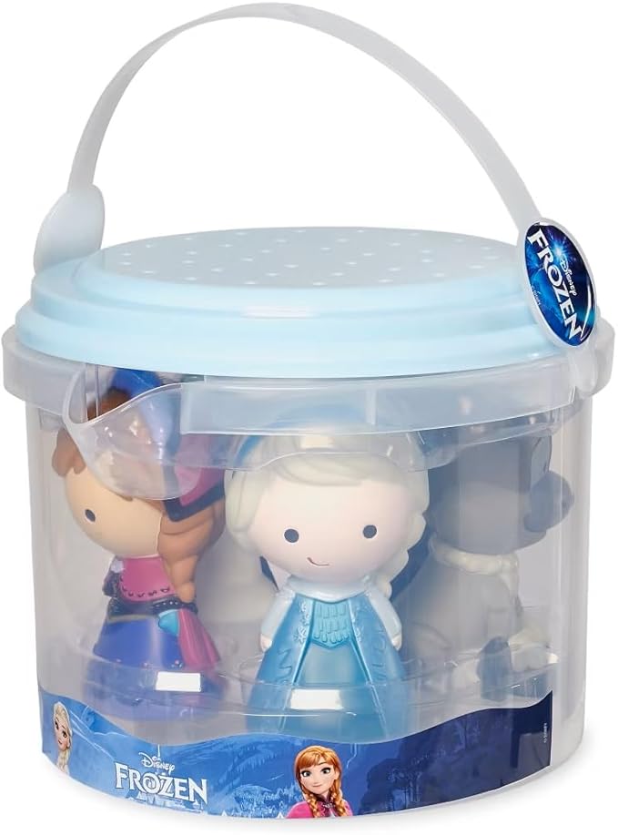 Disney Store Official Bath Set (Frozen) - Kids Bath Accessories with Beloved Disney Characters - Colorful and Fun Bath Time Essentials for Kids - Suitable for All Ages