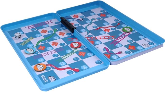 The Purple Cow Magnetic Travel Snakes & Ladders