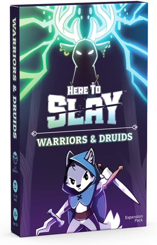 Here to Slay Warriors & Druids Expansion Pack - Designed to be Added to Your Here to Slay Base Game