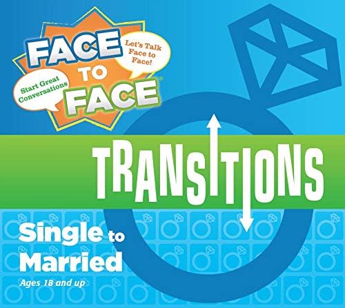 Face to Face Transitions Card Game - Single to Married Edition, Communication Development for Couples and Newlyweds, Ages 18 and Up