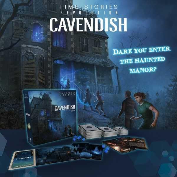 TIME Stories Revolution Cavendish Board Game - A Time-Bending Mystery Adventure Game, Cooperative Strategy Game for Kids & Adults, Ages 12+, 1-4 Players, 90 Min Playtime, Made by Space Cowboys