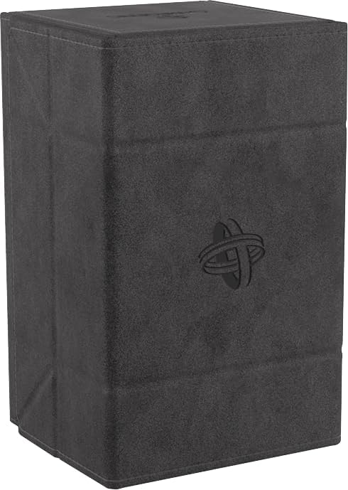 Token’s Lair - Premium All-in-One Token Box with Integrated Dice Tray for Ultimate Gaming Experience, Multifunctional Storage for Game Tokens, Dice and Accessories, Black Color, Made by Gamegenic