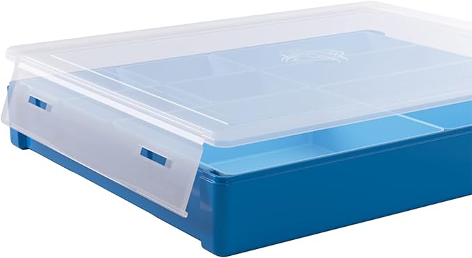 Token Silo Convertible | Store & Organize Board Game Tokens | 9 Removable Trays in 3 Different Sizes | Stackable| Convenient Space-Saving Design | Blue Color | Made by Gamegenic (GGS22002ML)