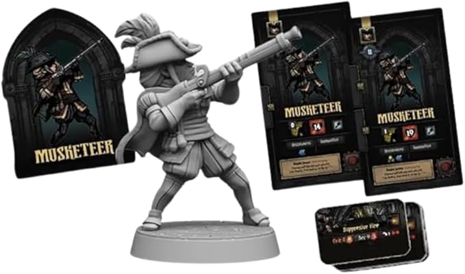 Mythic Games Darkest Dungeon: Musketeer Board Game Accessory by SFG 1-4 Players 90-120 Minutes of Gameplay 14+