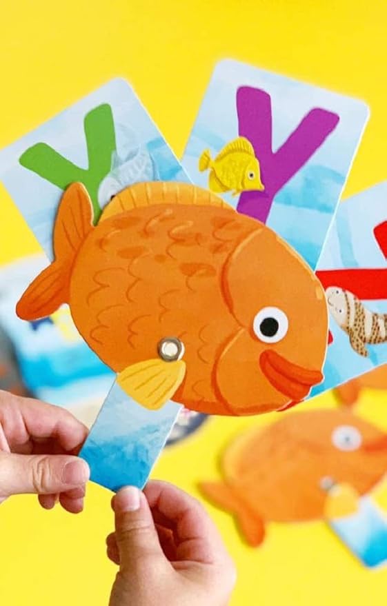 Playhouse A-B-Sea Life Go Fish! Preschool Card Game with Fish Shaped Easy Card Holders