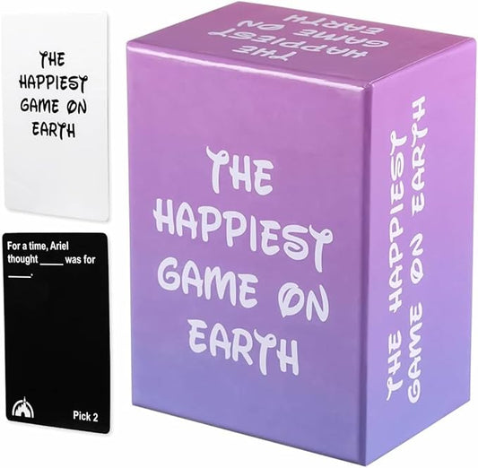 Party Board Card Game of The Happiest Game ON Earth Card Games for Adults and Family, Party Games for Game Night