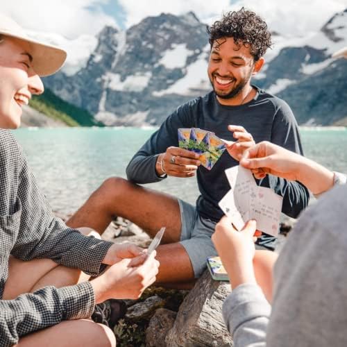 Original & Second Edition Bundle Conversation Starters by Basecamp Cards- 52+2 Family Friendly Unique Questions - Family Conversation Cards - Playing Cards