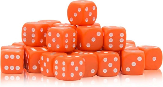 Warlord Games 30x D6 Dice Pack | 10mm Classic (Orange)