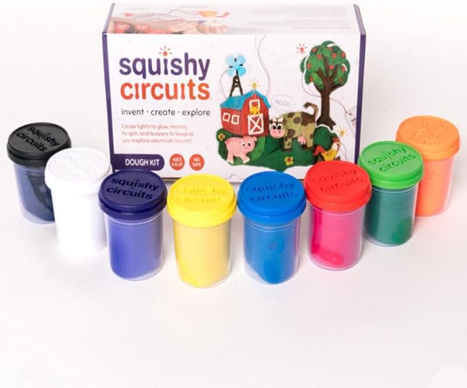 Dough Kit - Explore Electrical Circuits with Play Dough - STEM Science Kits for Kids Age 8-12 - Fun and Educational at Home, Classrooms, Camps, and More!
