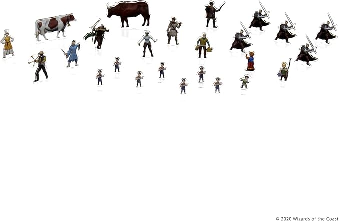 WizKids D&D Idols of The Realms: Essentials - Sidekick Pack - 2D Set