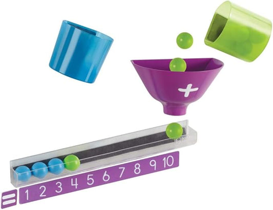 Learning Resources Magnetic Addition Machine, Math Games, Classroom Supplies, Homeschool Supplies, 26 Pieces, Ages 4+