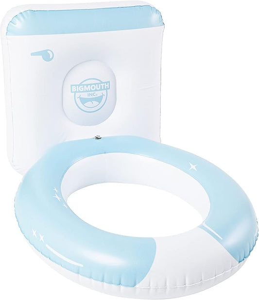 BigMouth Inc. Unicorn Poop Toss Game, Fun Inflatable Pool Toy with 6 Rainbow Poop Emoji Balls, Great Ring Toss Game for Kids and Adult Pool Parties, Durable & Easy to Store