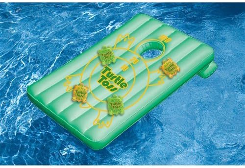 Swimline Inflatable Turtle Toss Cornhole