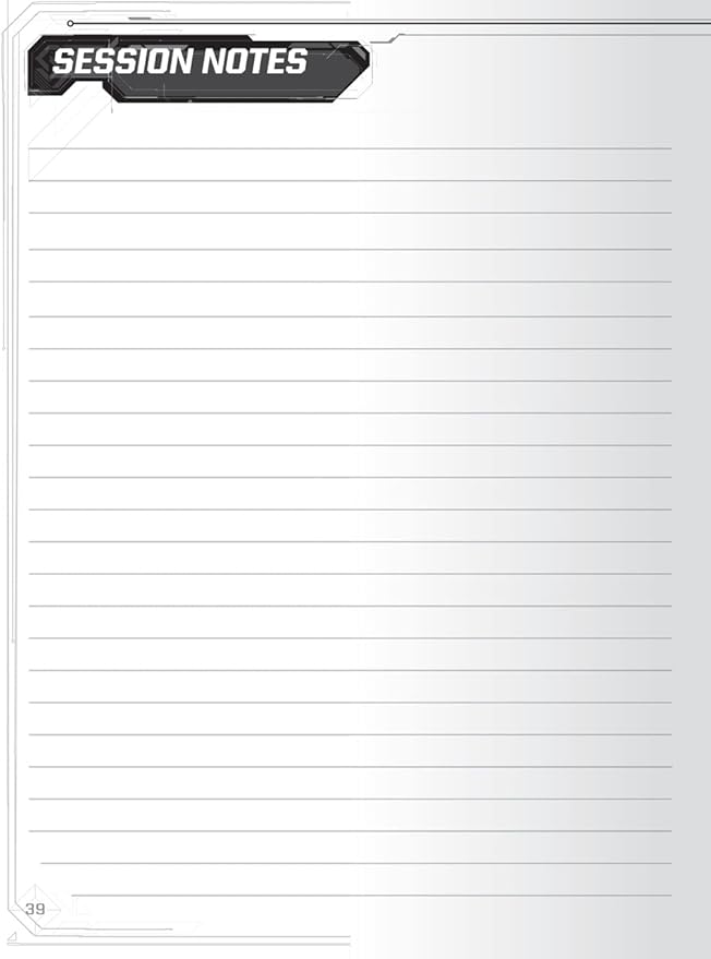 Renegade Game Studios G.I.I JOE Roleplaying Game Expanded Character Sheet Journal