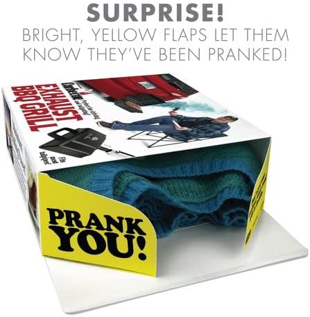 Prank Pack, Carbecue Prank Gift Box, Wrap Your Real Present in a Funny Authentic Prank-O Gag Present Box | Novelty Gifting Box for Pranksters