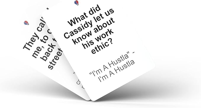 Black Owned Lyric Genius 90s & 2000s Hip Hop Trivia – A Must-Have Card Game for Adults and Families, Packed with Rap and Music History Fun